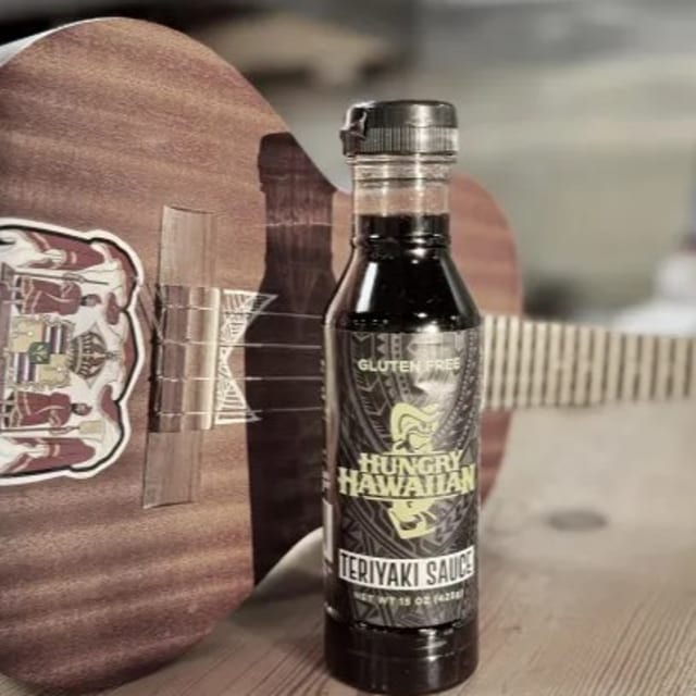 Hungry Hawaiian Teriyaki Sauce Bottle.
